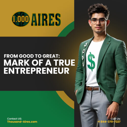 mark of a true entreprenuer 1