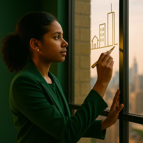 If your window on the world feels small, design a new perspective for yourself.